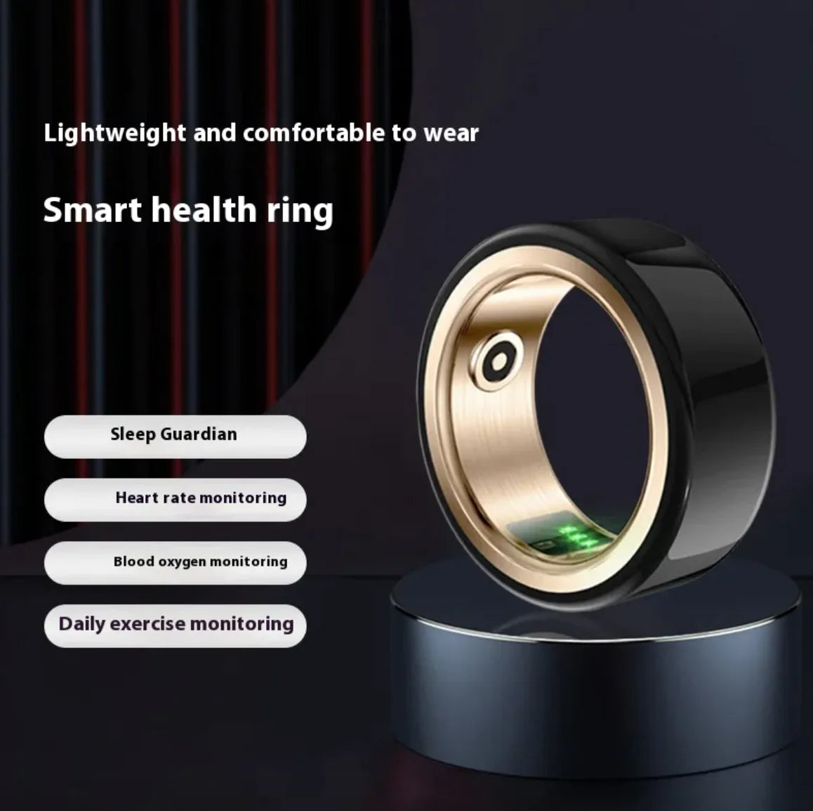 TITAN CORE - Ceramic Health Monitoring Smart Ring