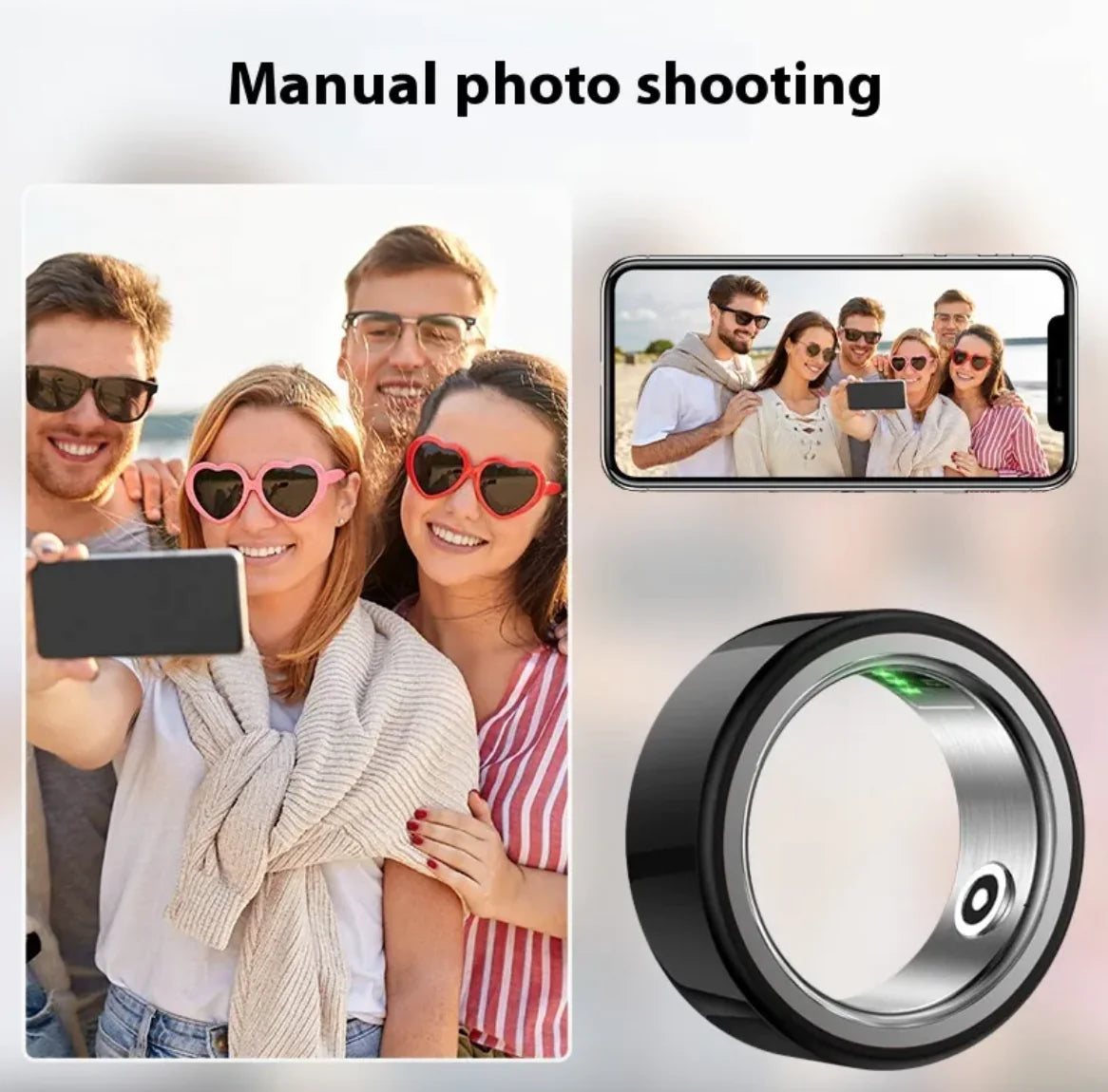 TITAN CORE - Ceramic Health Monitoring Smart Ring